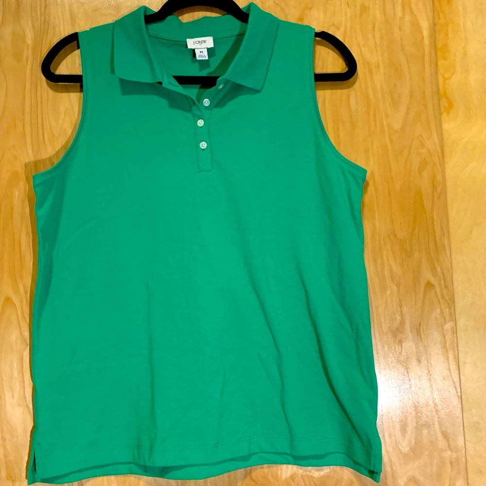 J Crew sleeveless polo